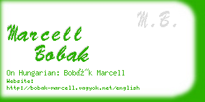 marcell bobak business card